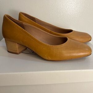 Madewell Mustard Pumps